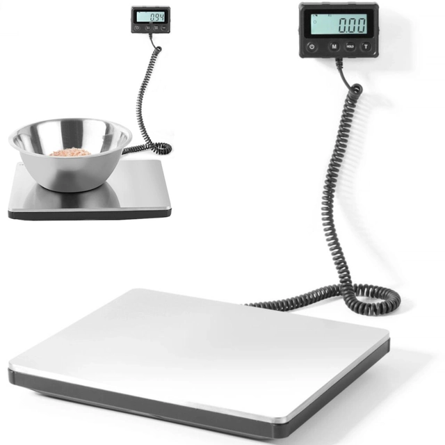 Balança digital de gastronomia para 200 kg /10 g - Hendi 580462