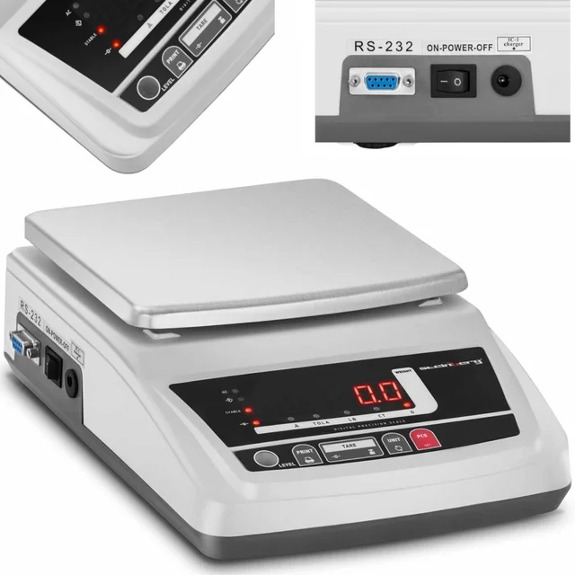 Balance analytique de laboratoire LED 6000 g / 0.1 g