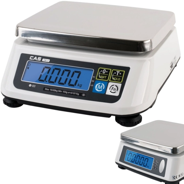 Balance de cuisine CAS avec légalisation 30kg / /10g - CAS 580424