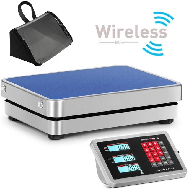 Balance plate-forme sans fil WiFi 100 kg / 0,01 g