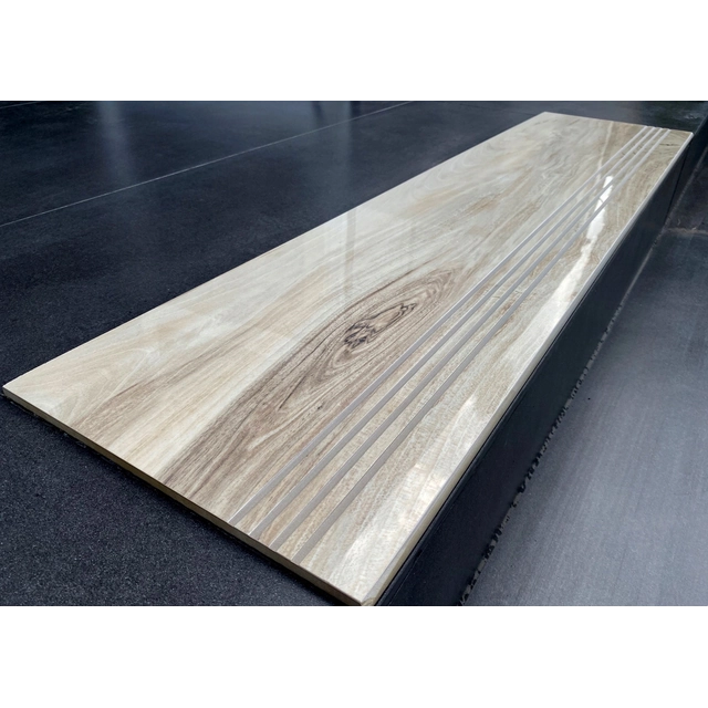 Baldosas símil madera para escaleras 100x30 HIGH POLISH