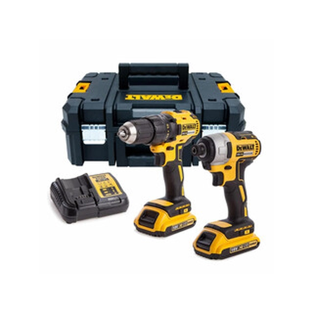 Balení stroje DeWalt DCK2059D2T-QW v pouzdře TSTAK