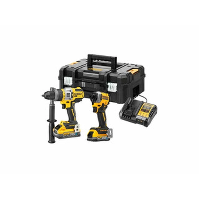 Balenie stroja DeWalt DCK2052H1E1T-QW v kufríku TSTAK