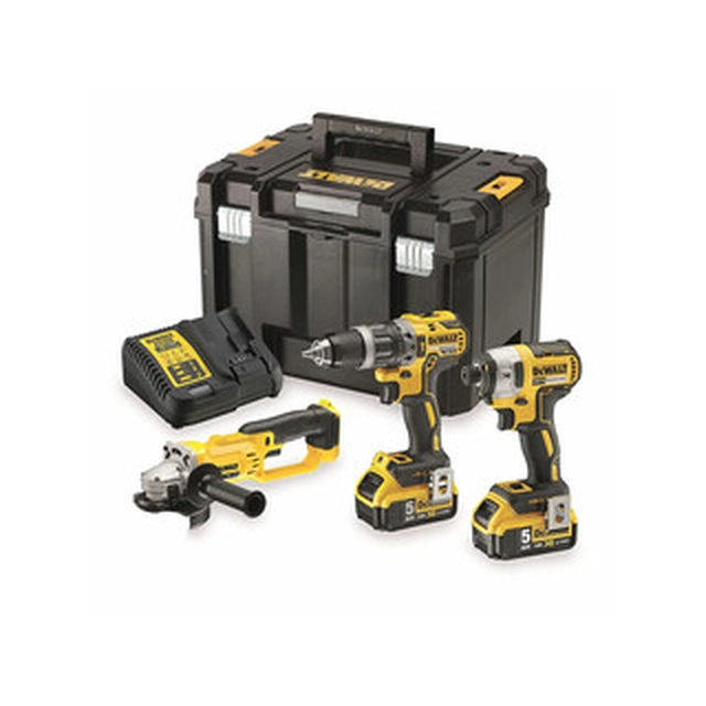 Balenie stroja DeWalt DCK383P2T-QW v kufríku TSTAK