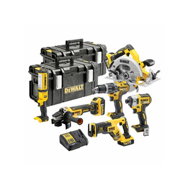 Balenie stroja DeWalt DCK623P3-QW v kufríku TSTAK