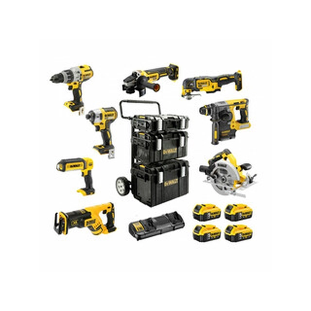 Balenie stroja DeWalt DCK853P4-QW v kufríku TSTAK