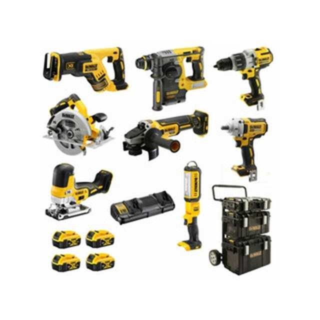 Balenie stroja DeWalt DCK856P4-QW v kufríku TSTAK