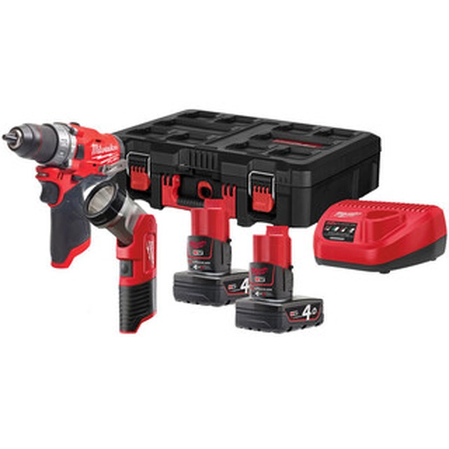 Balíček stroje Milwaukee M12 FPP2AW-402P