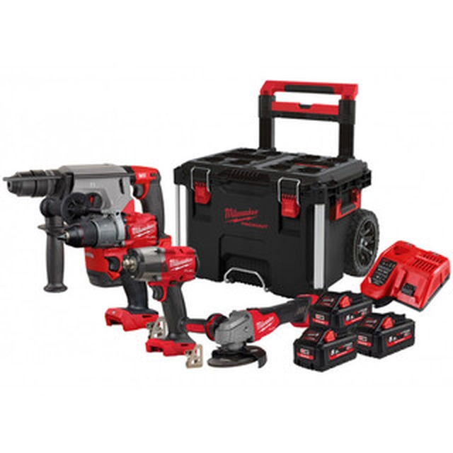 Balíček stroje Milwaukee M18 FPP4A2-553P