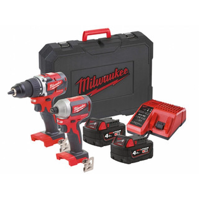 Balíček stroje Milwaukee M18CBLPP2B-402C