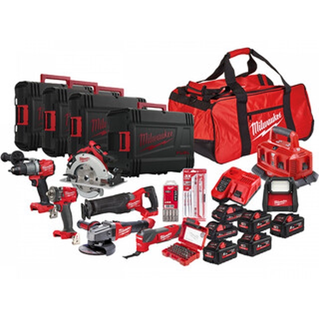 Balíček stroje Milwaukee M18PP8B-586P