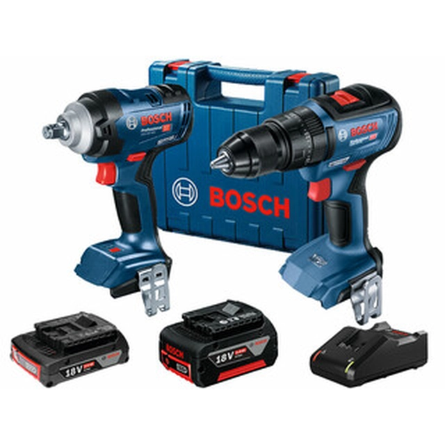 Balíček strojů Bosch GDS 18V-400 + GSB 18V-50 v Kofferu