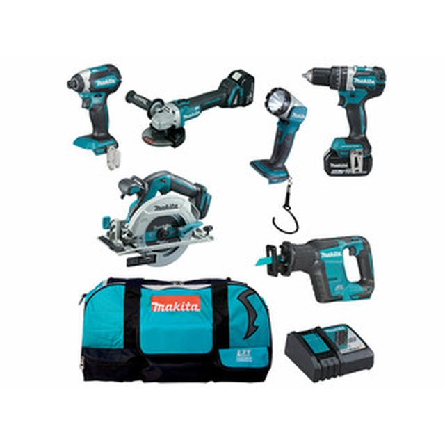 Balíček strojů Makita DLX6092T v Kofferu