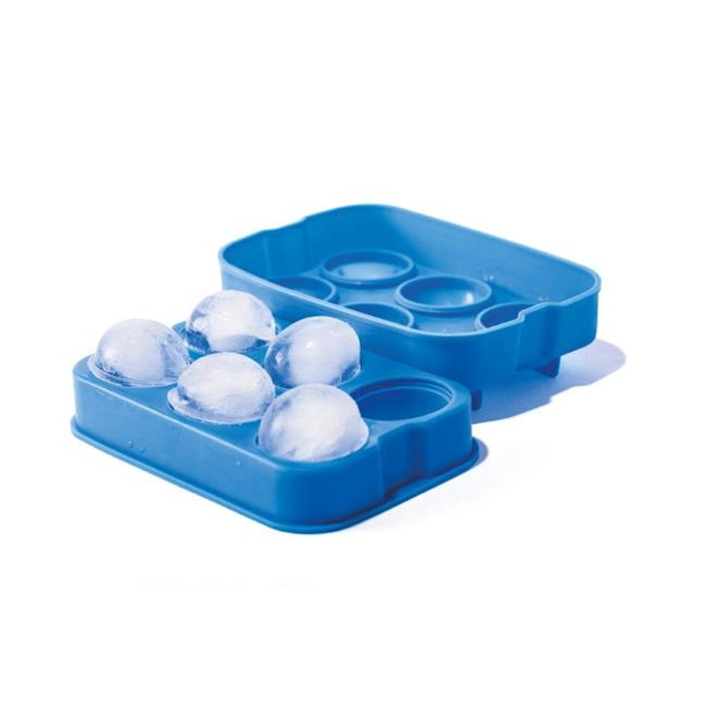 Ball-shaped ice cube mold