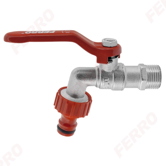 Ball valve for garden FERRO, d 1/2&quot;