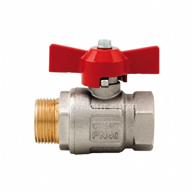 Ball valve ITAP IDEAL, inside-out, short handle, 3/8&#039;&#039;