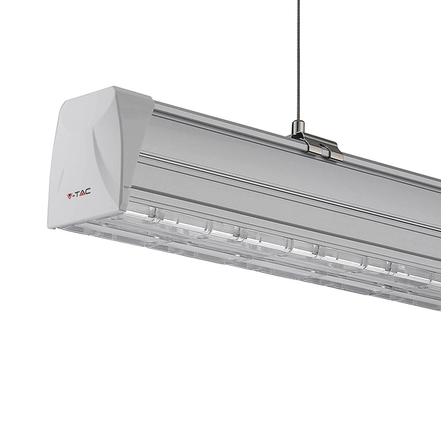 Baltas kanāla lineārās gaismas — IP20 — 50W — 8000 Lumens — 4000K — 5 Gadi