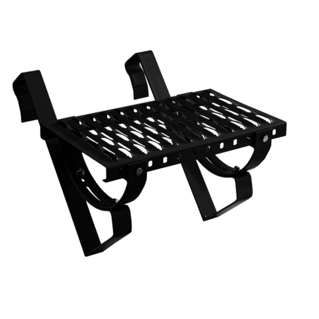 Banc de cheminée complet 60cm TECTO avec deux types de supports LN1 noir