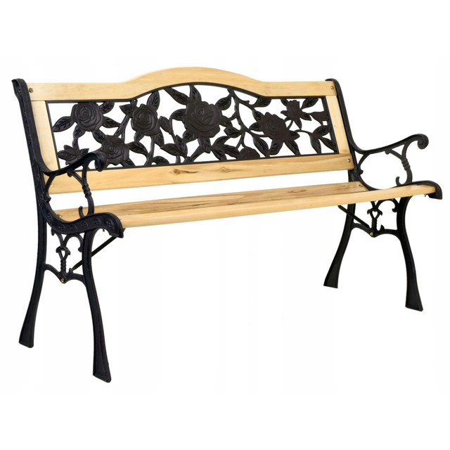 Banc de jardin en fonte ROSE