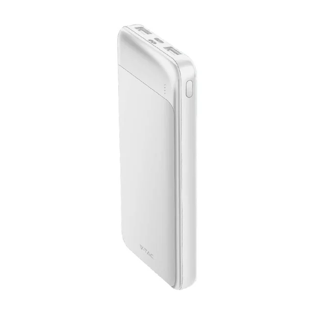 Banco de energia de carregamento rápido - 10000mAh - Branco - Modelo nº: - VT-10005-W