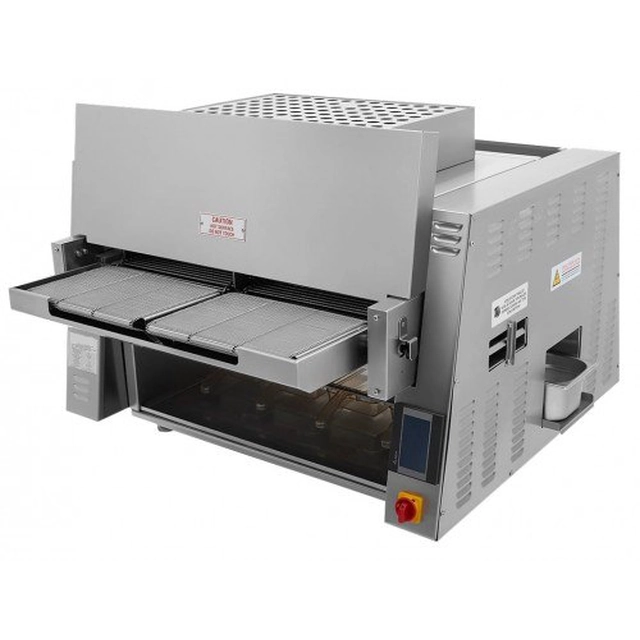 Band grill | automata grill 2-taśmowy | 27 kW | 300 - 500°C | SET3200L | RQ