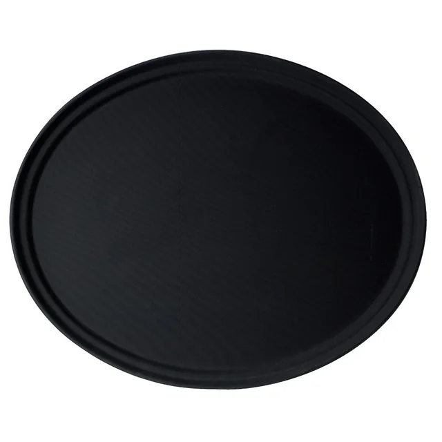 Bandeja antiderrapante Camtread oval 68,5 cm preta