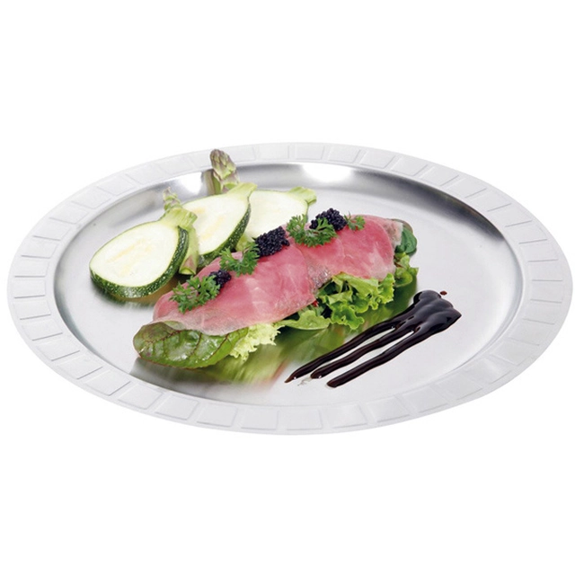 Bandeja banquete con borde decorativo Ø 350 mm 436011