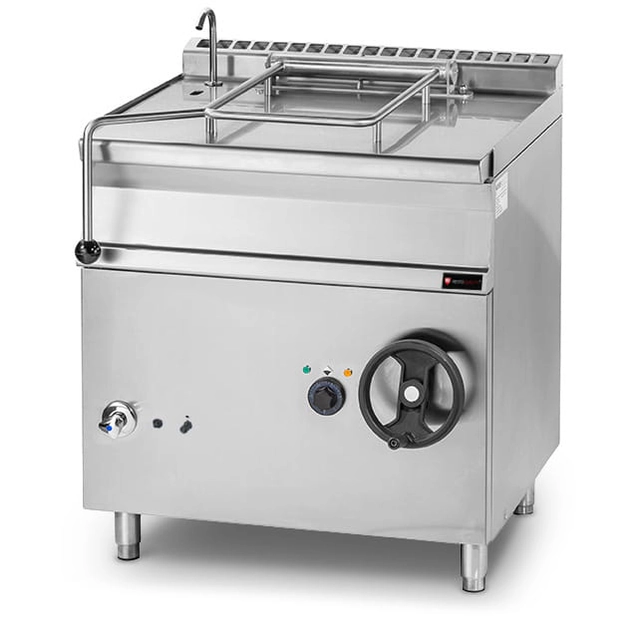 Bandeja basculante a gas | acero inoxidable | 12 kW | 50 l | 800x700x900 mm | RQBS55.78G