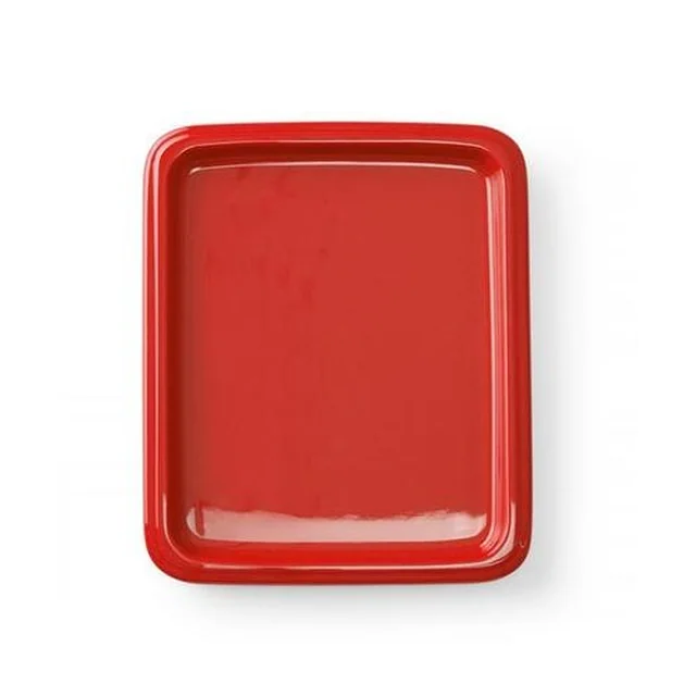 Bandeja de porcelana GN 1/1 Roja 530x325 mm Fine Dine 783672