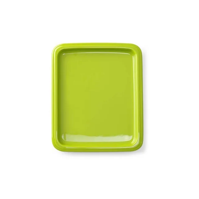 Bandeja de porcelana GN 1/1, verde 530x325 mm