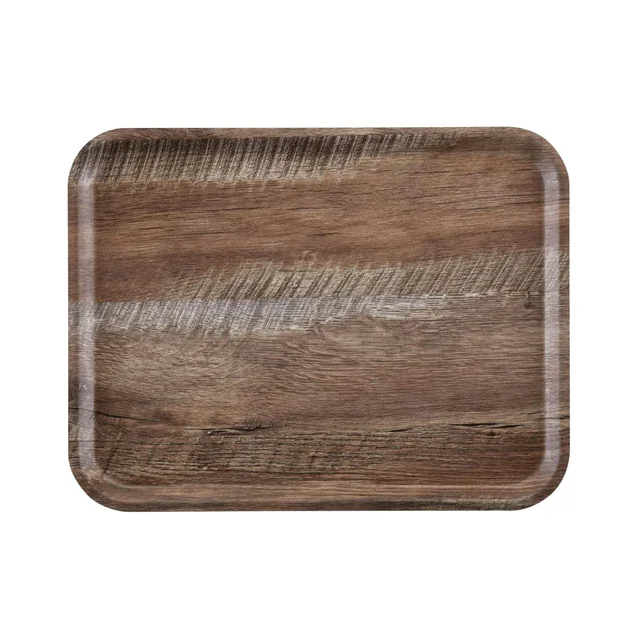 Bandeja de servicio Capri, madera oscura, 370x530 mm, Cambro