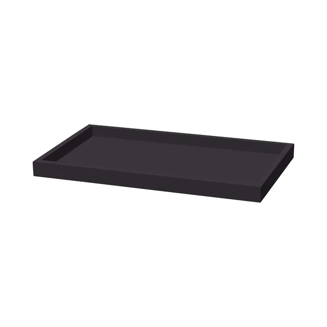 Bandeja GN 1/1 Madeira Preto 530x325x40 mm