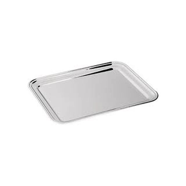 Bandeja rectangular de acero 48x37x25 cm 404480