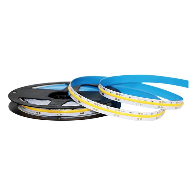 Bandes lumineuses à LED - Bandes lumineuses COB - 24V - IP20 - 4000K - Price/1m (5m Rouleau)