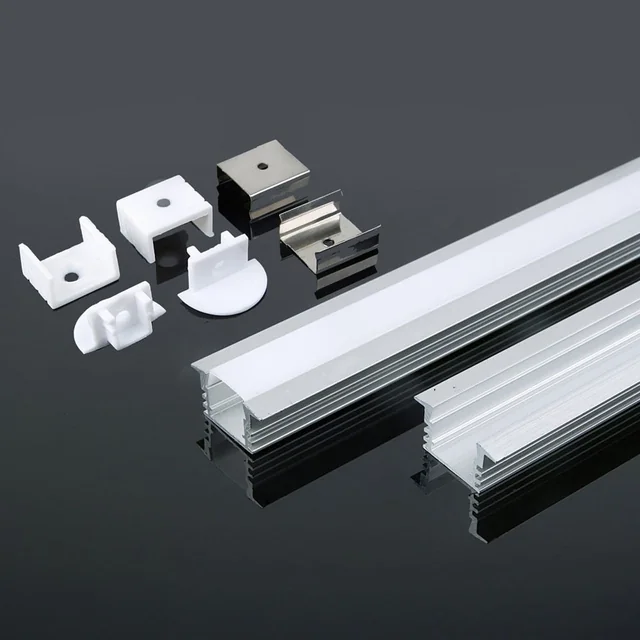 Bandes lumineuses à LED - Kit de montage Argent - IP20 - Numéro de modèle : - VT-8115