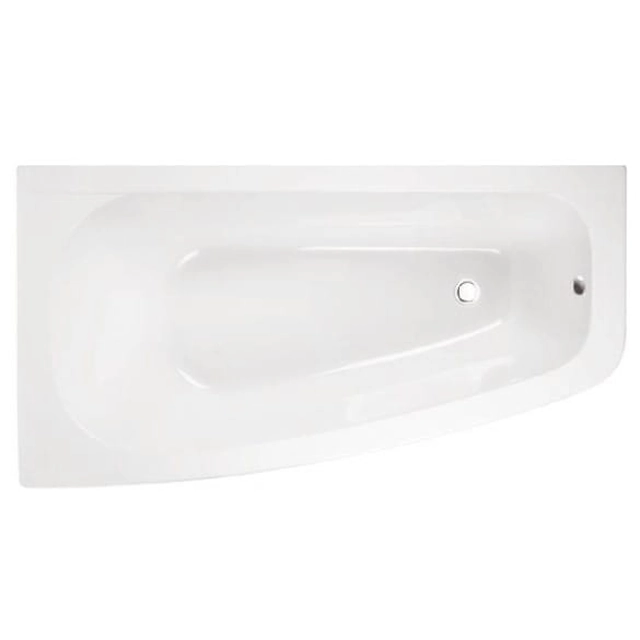 Bañera asimétrica Besco Luna 150x80 restante - ADICIONALMENTE 5% DESCUENTO POR CÓDIGO BESCO5