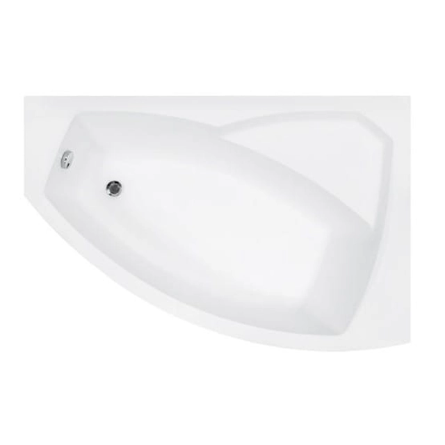 Bañera asimétrica Besco Rima 150 x 95 derecha - ADICIONALMENTE 5% DESCUENTO POR CÓDIGO BESCO5