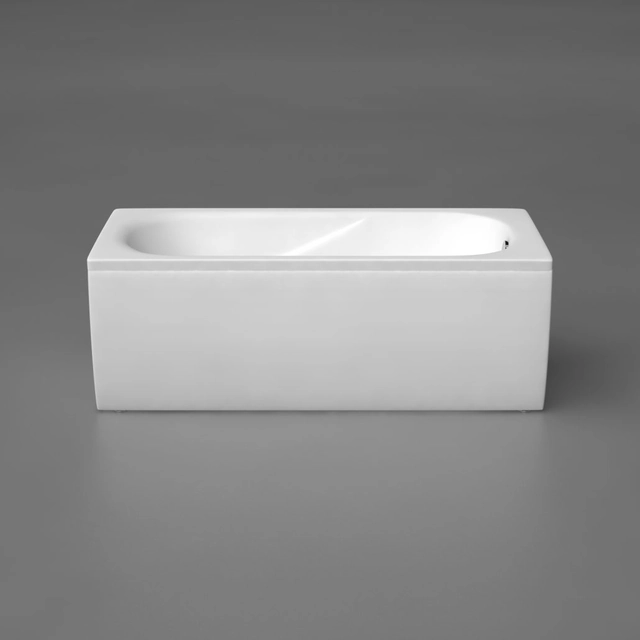 Bañera de piedra Vispool Classica blanca, 170x75