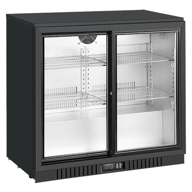 Bar fridge | undercounter cooler RQ-208SC | 210l | sliding door