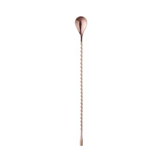 Bar spoon, Bar up, copper, 385x35mm