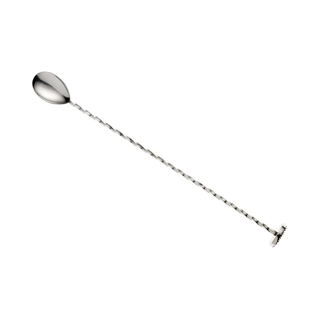 Bar spoon with pestle, 300mm, stainless steel, Barfly