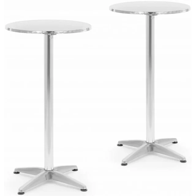 Bar tables 2 pcs.ECO Ø60 cm folded ROYAL CATERING RCRT-20 100132214062859242884