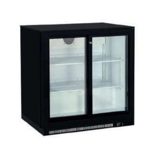 BAR-Vitrine 220L 2-DRZWIOWA MIT SCHIEBETÜREN INVEST HORECA DBQ220LS DBQ220LS