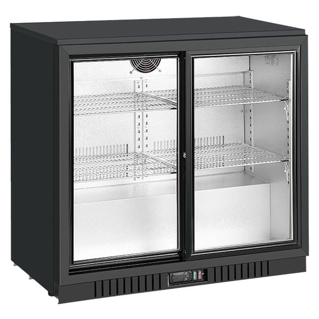 Bāra ledusskapis | zempults dzesētājs RQ-208SC | 210l | slīdošās durvis