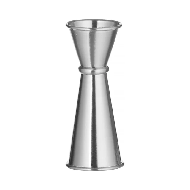 Barmanmaatbeker met ring, 25/50ml, ⌀43x(H)110mm, Bar Up