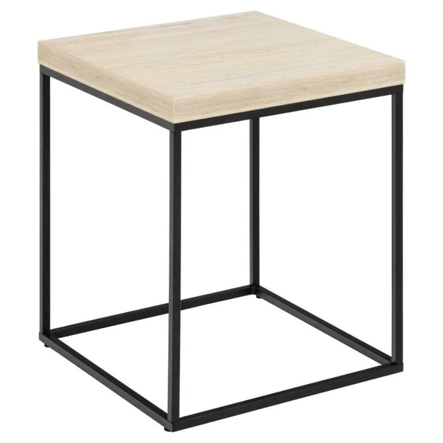 Barossa tafel 40x40cm beige travertijn