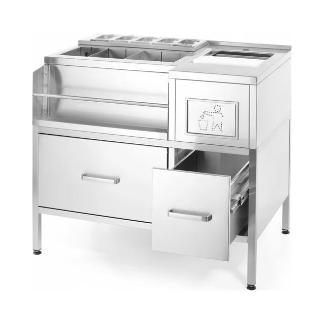 Barska postaja za aperitiv kisik, 1000x650x(H)900 mm, Barmatic