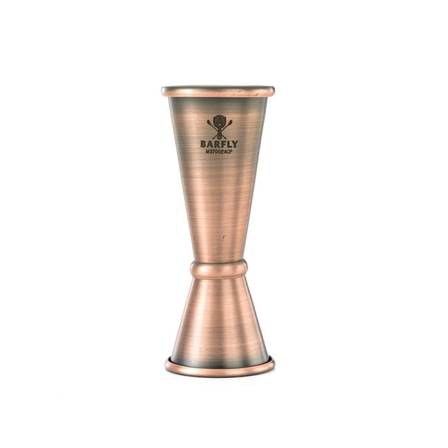 Bartender measuring cup 25x50 ml, antique copper