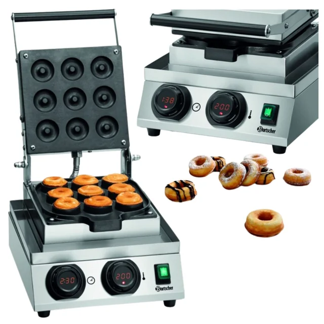 Bartscher Donut Waffle Maker with Timer 370274