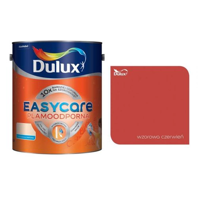 Barva Dulux EasyCare, zgledno rdeča 5 l